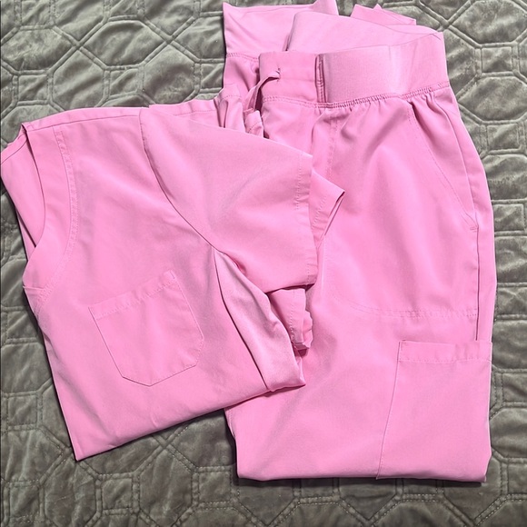 Pink Scrub Set - Picture 1 of 3